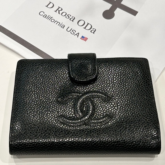 Authentic Chanel  Caviar Coin card  wallet - Picture 5 of 11